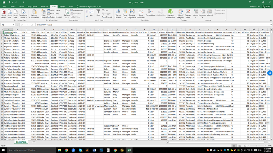 Excel File Of All Sic Codes By Industry